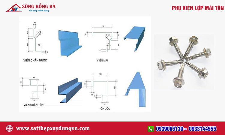 Quy Cách, Kích Thước & Phụ Kiện Lợp Mái