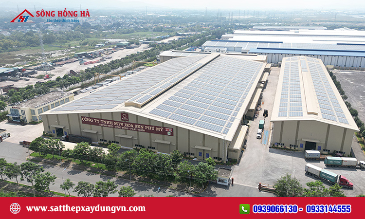 Nhà máy tôn Hoa Sen Phú Mỹ