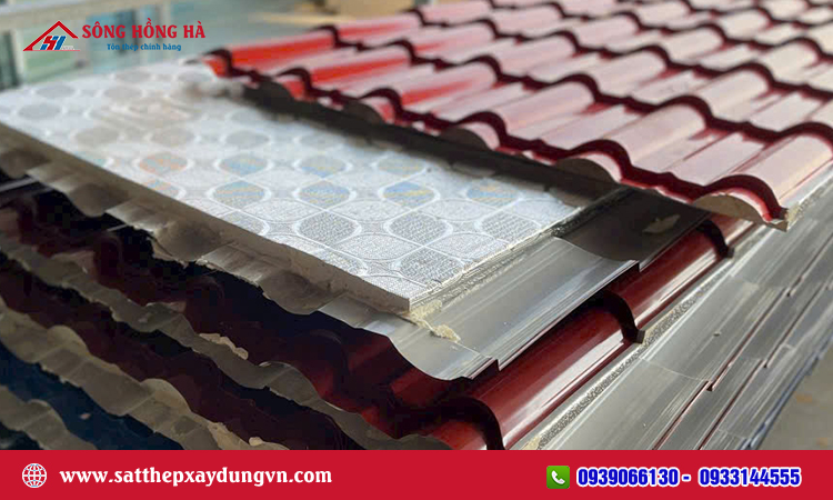 Tôn xốp giả ngói hoa sen
