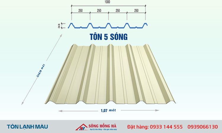 Bảng báo giá tôn hoa sen ( tôn lạnh, tôn kẽm, cách nhiệt) mới nhất 2021