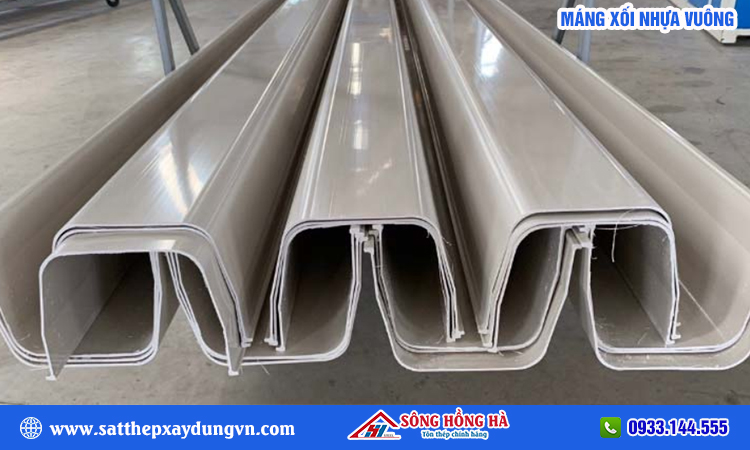 Máng xối nhựa vuông