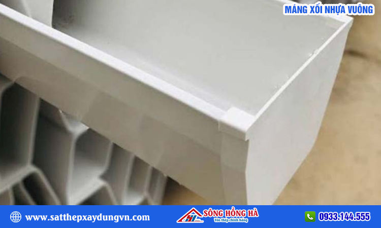 Máng xối nhựa vuông