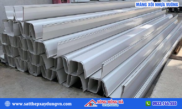 Máng xối nhựa vuông