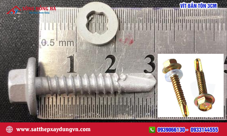 Vít bắn tôn 3cm