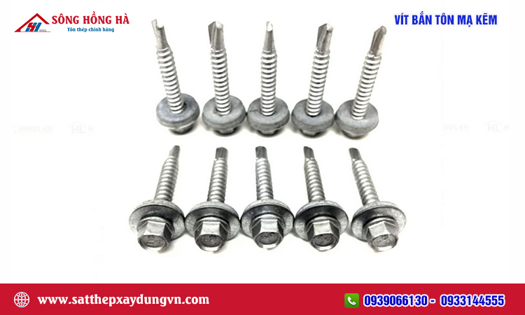 Vít bắn tôn mạ kẽm