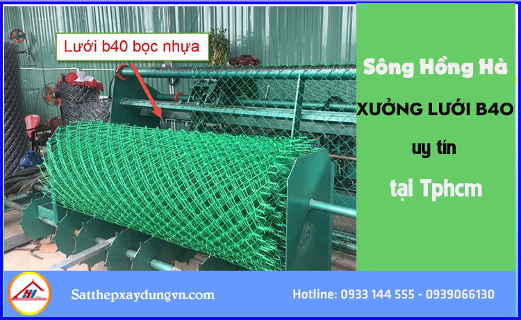 Lưới B40 bọc nhựa